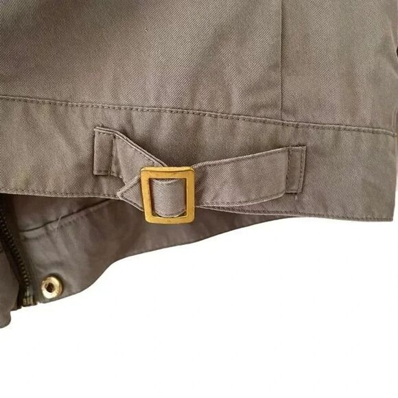 Mohito Basic Olive Army Green Front Zipper Chic Modern Soft M ( EU 40) #1626 - Picture 9 of 15